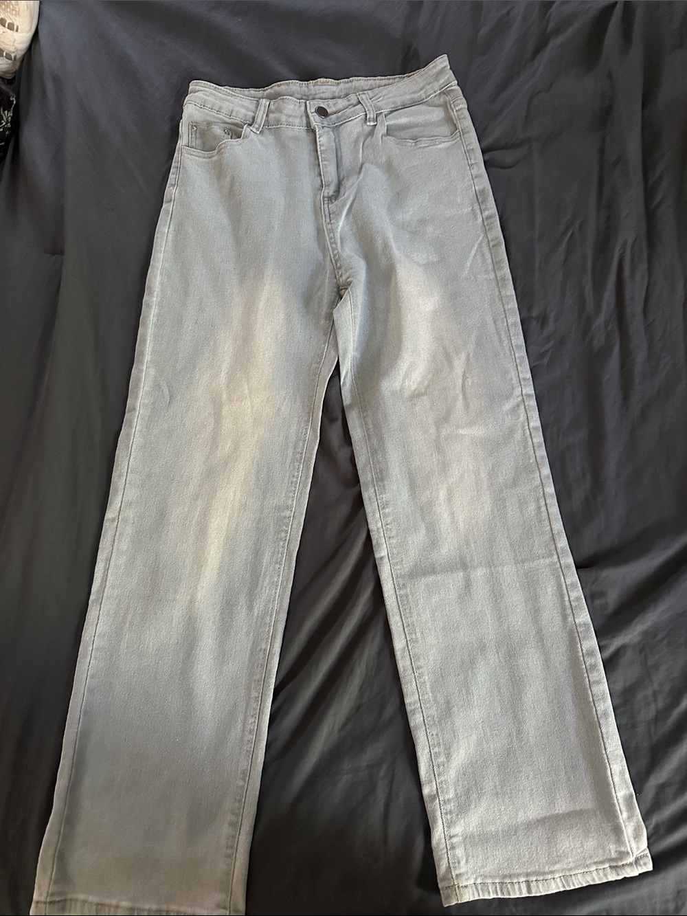 NWOT Light blue/Gray Straight-Leg Jeans